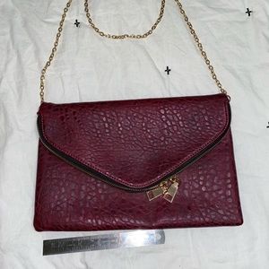 Urban Expressions Burgandy Crossbody